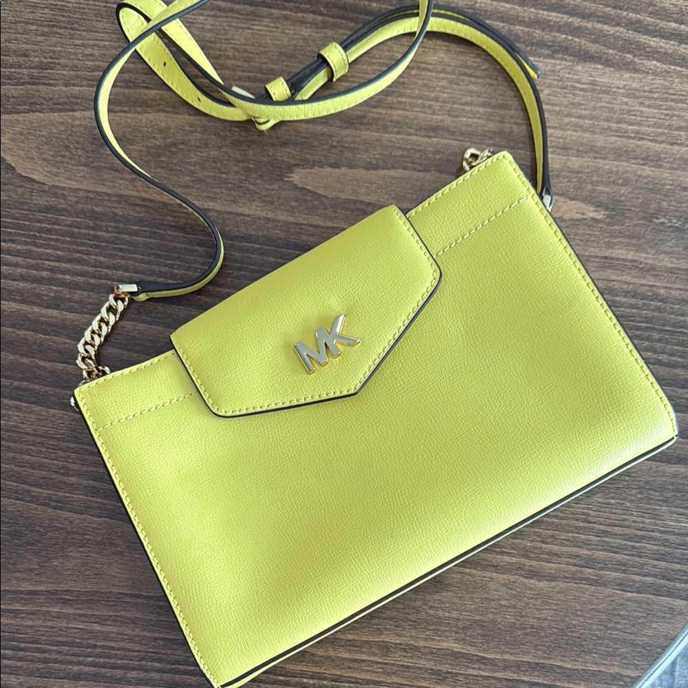 Michael Kors Vibrant Yellow Crossbody Bag